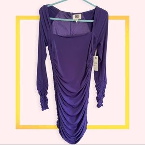 Purple going out dress